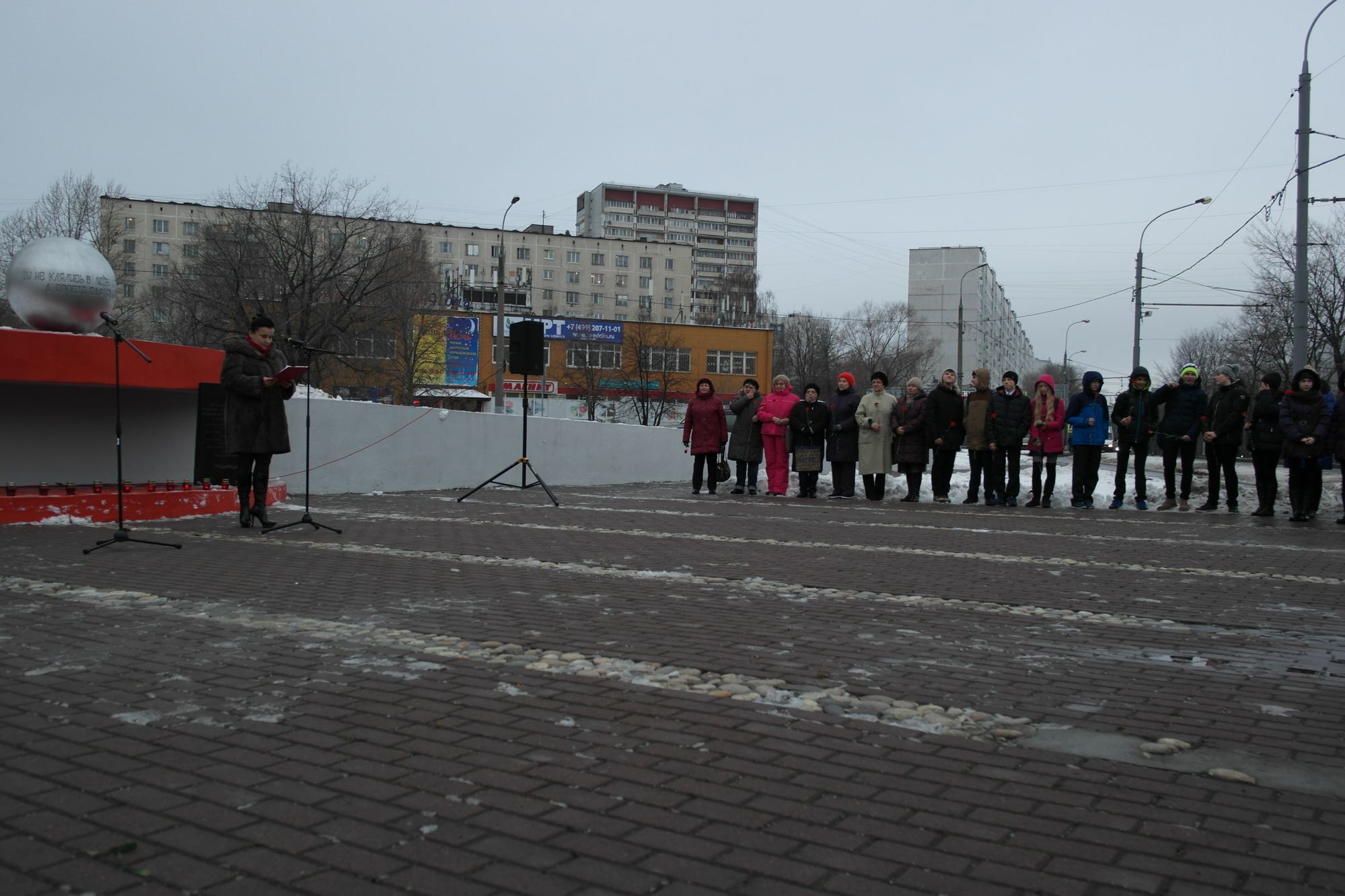 Митинг, посвященный 74-й годовщине контрнаступления под Москвой. 05.12.2015