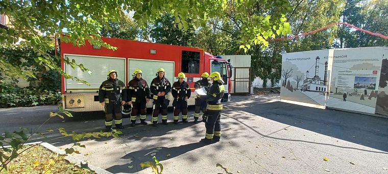 Огнеборцы провели пожарно-тактические занятия